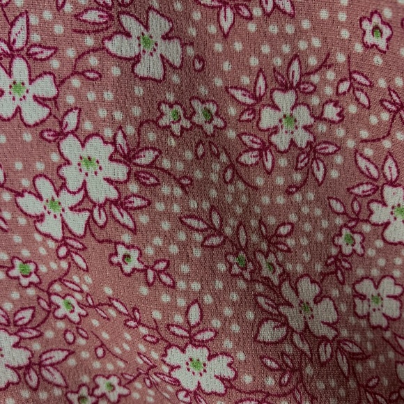 Ditsy Floral Blouse—front tie - Picture 5 of 6